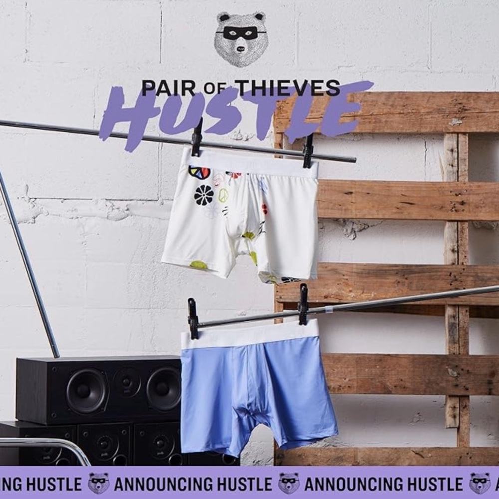 Pair of Thieves Hustle Boxer Briefs Men,2-pack, Tie Dye S - Picture 11 of 13